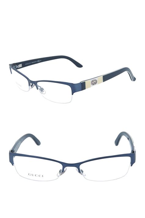 gucci semi rimless optical frames|Gucci optical frames for men.